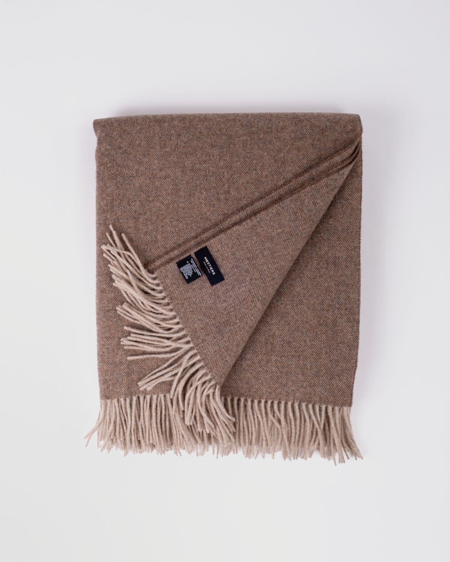 Wool Throw - Beaver