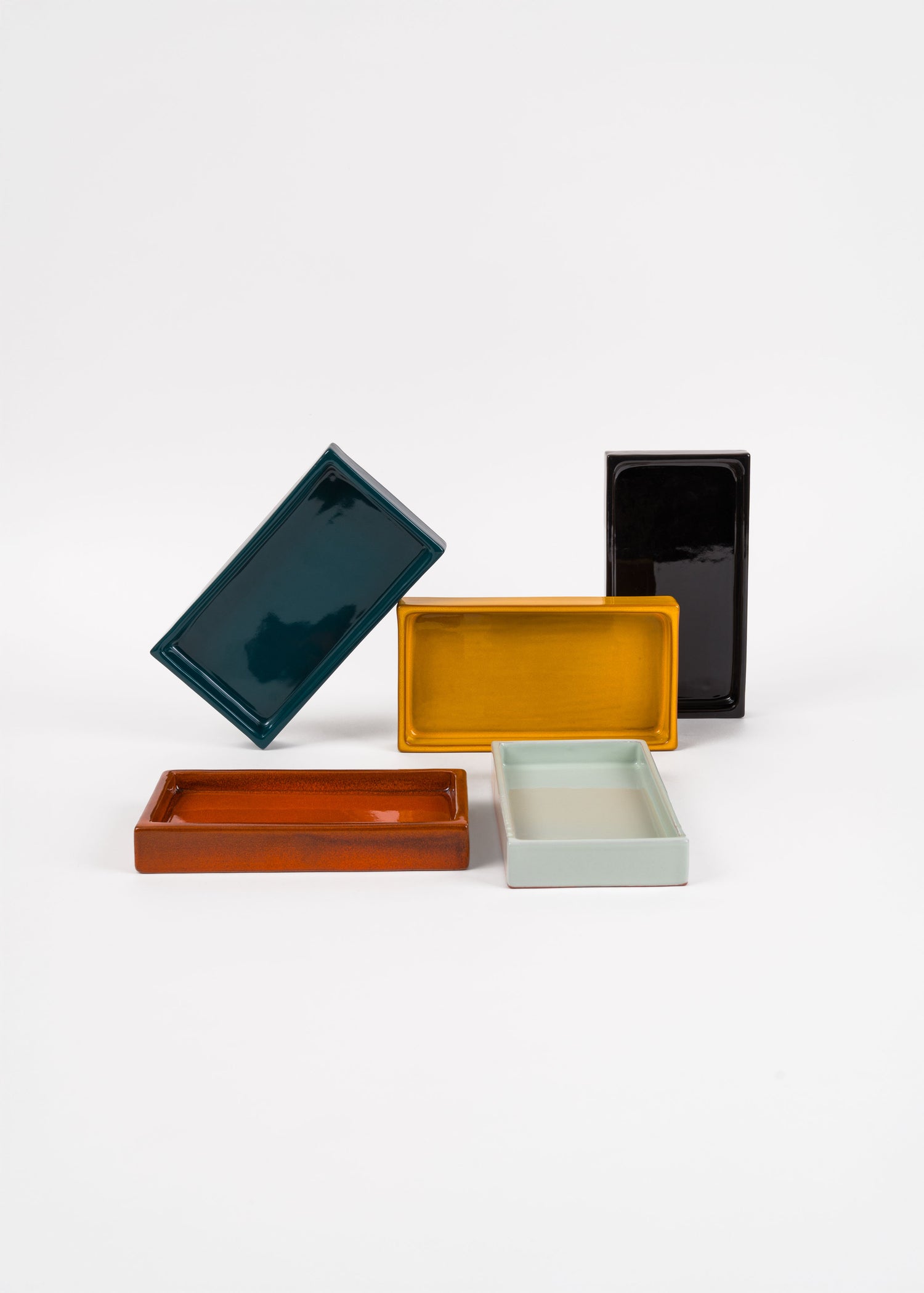 Plateau en céramique, terracotta, fait main-set à café, vide poche, assiette de service- plusieurs couleurs