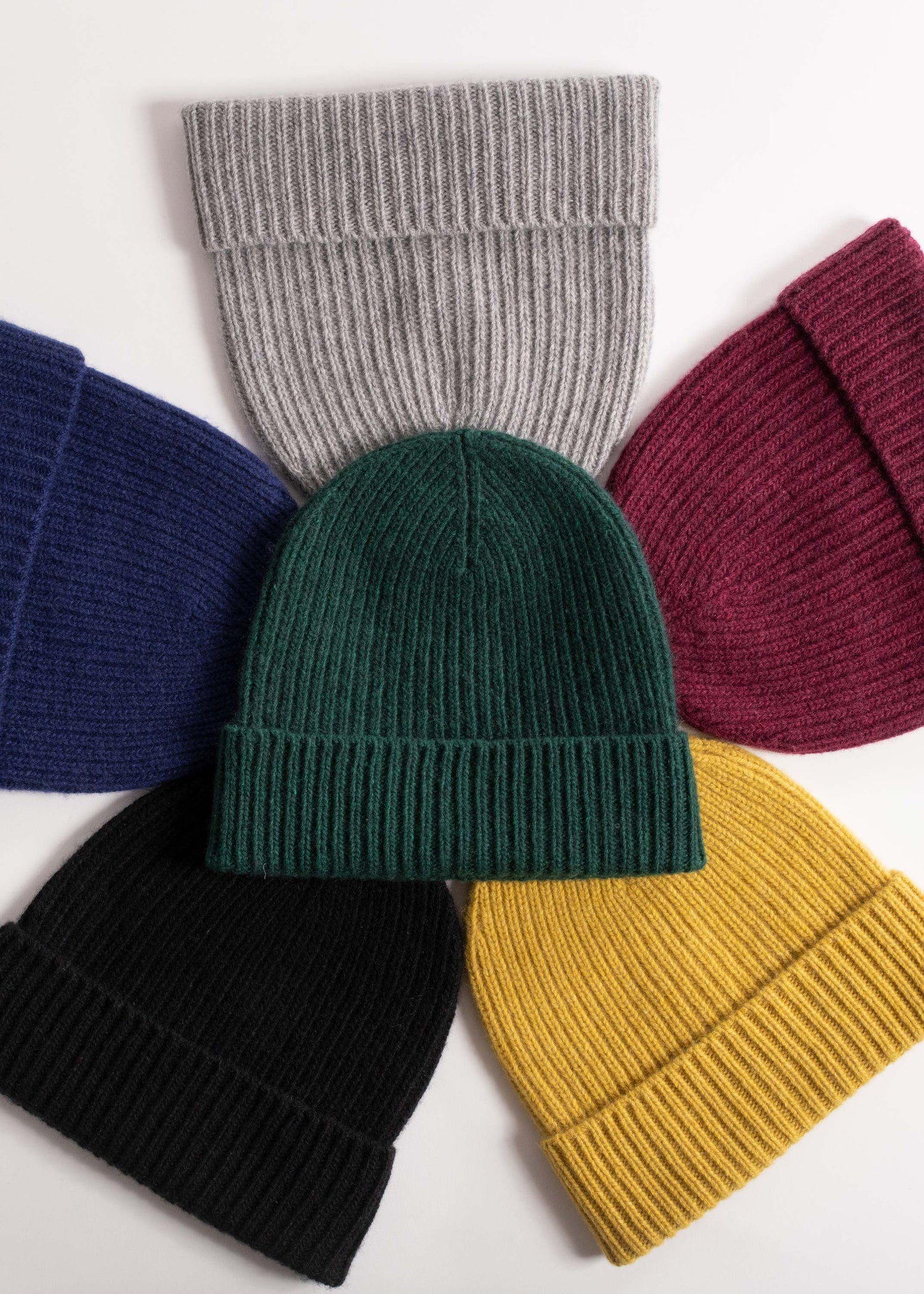 Bonnet tricoté en cachemire made in italy