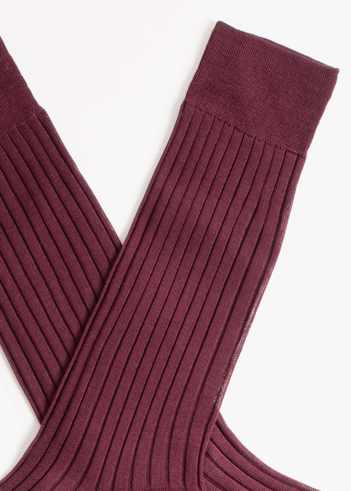 Chaussettes 100% coton en fil d'Ecosse, confectionnées en Italie