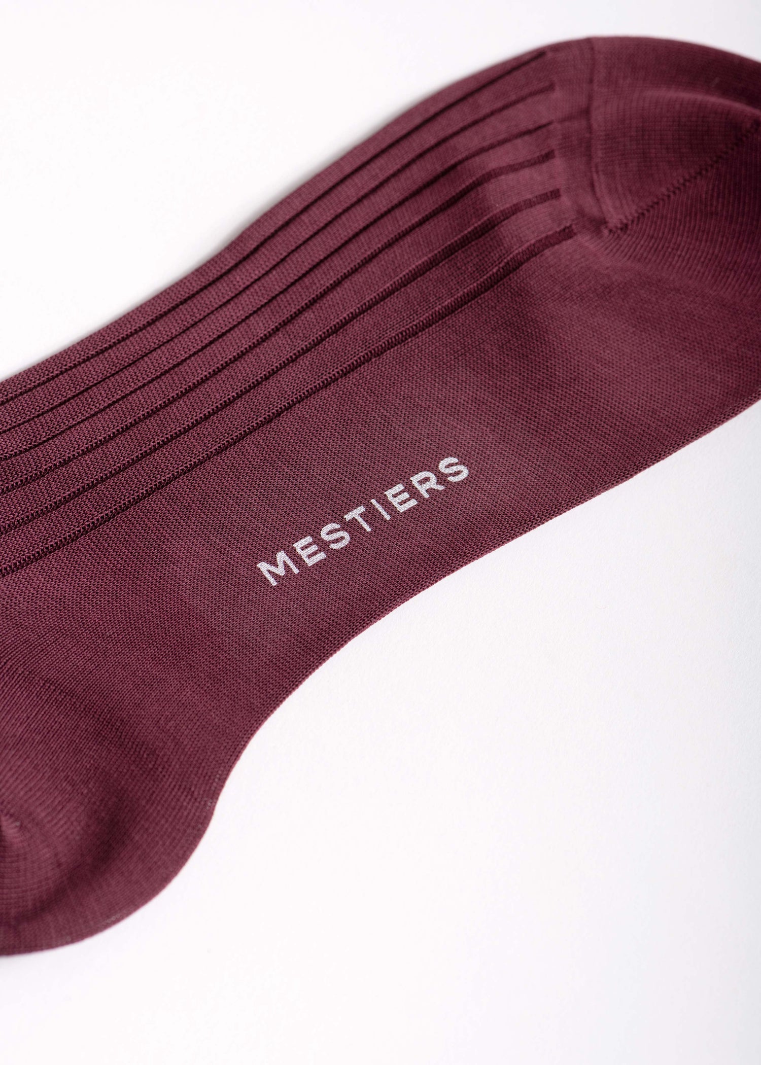 Chaussettes 100% coton en fil d'Ecosse, confectionnées en Italie