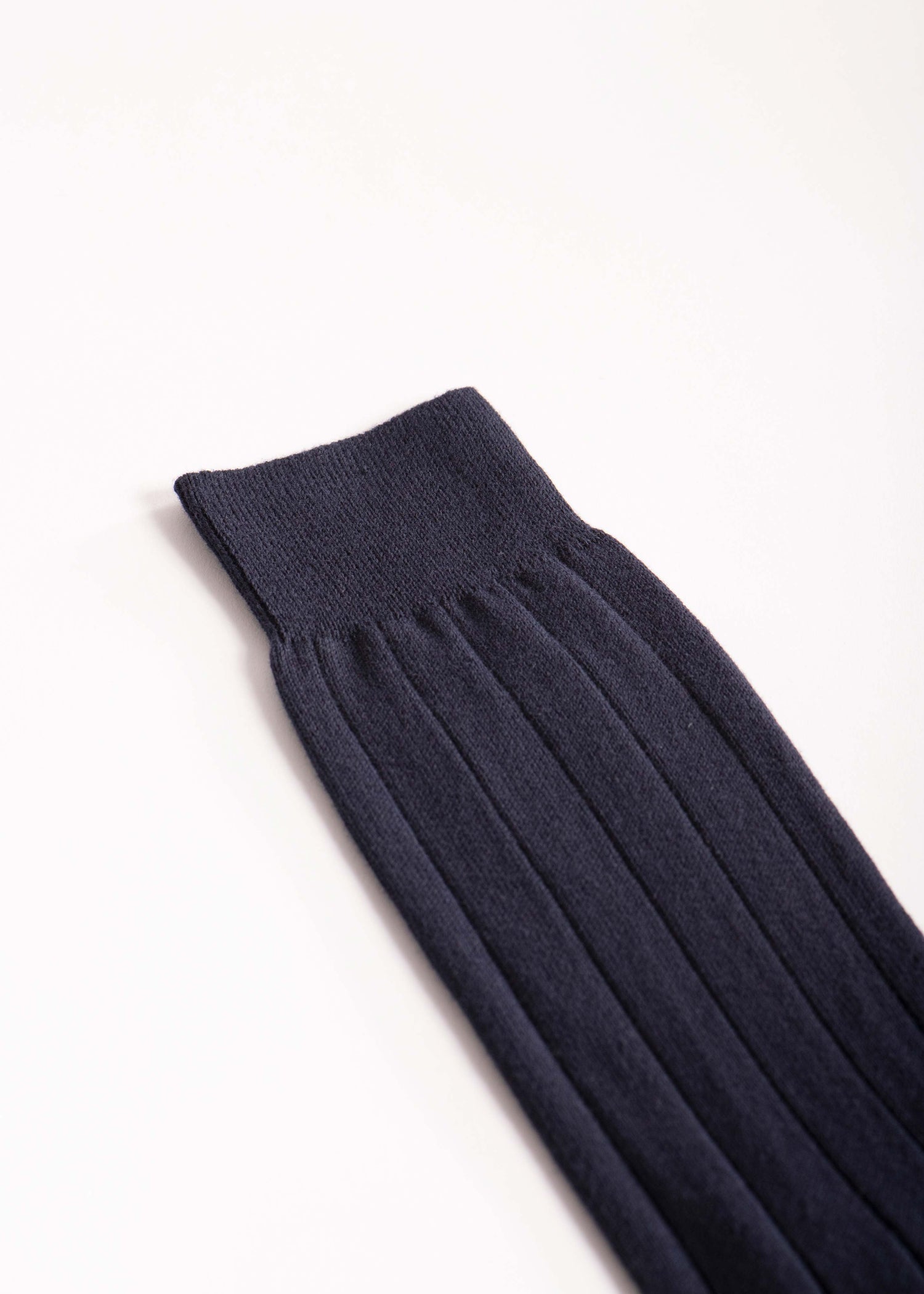 Chaussettes à côtes 100% coton Pima confectionnées en Italie