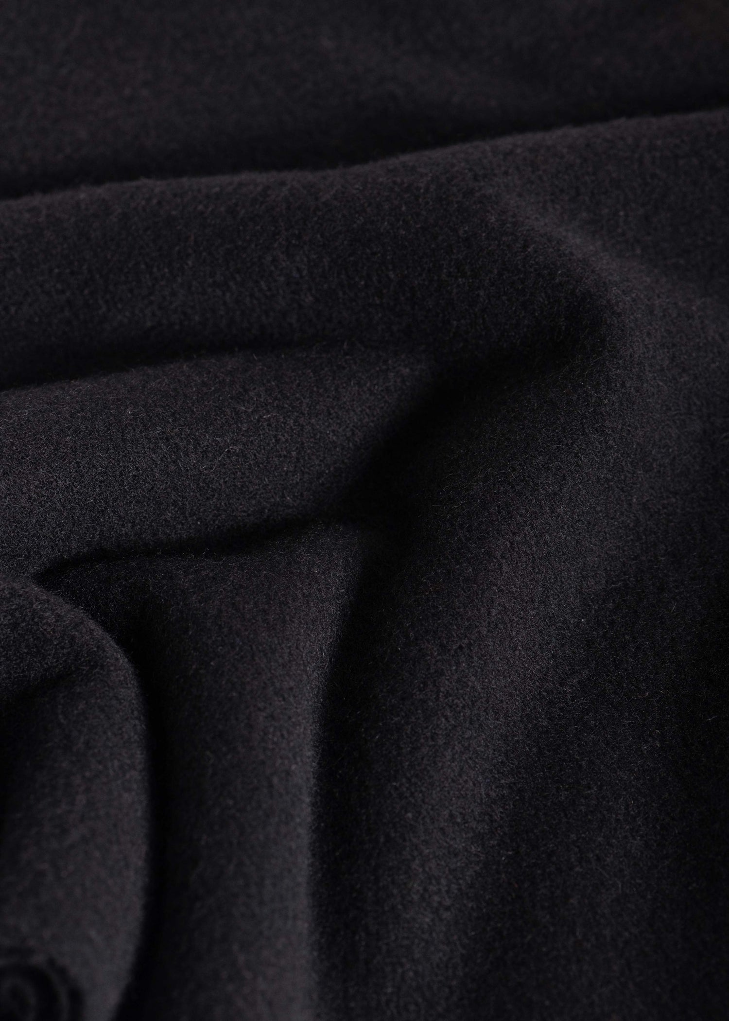 Écharpe cachemire noire made in Italy