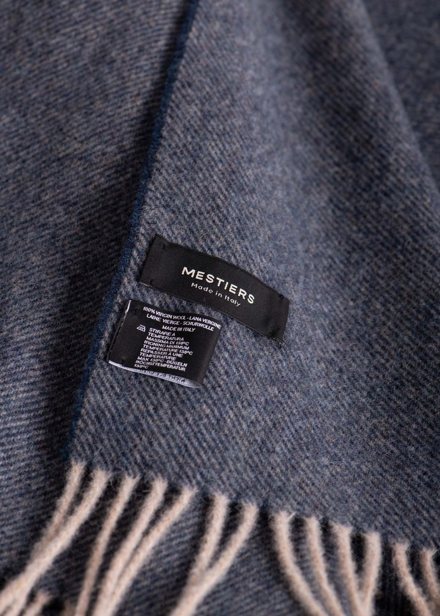 Plaid en laine vierge made in Italy