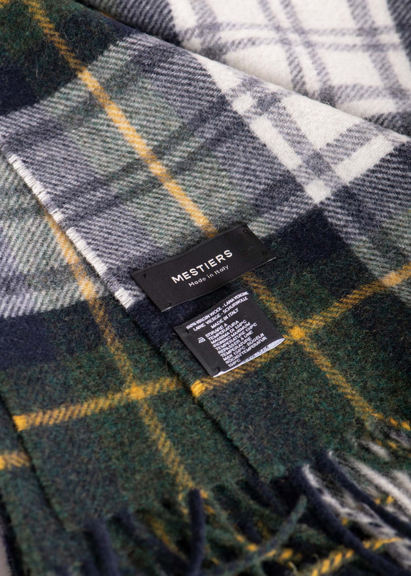 Plaid en laine vierge made in Italy