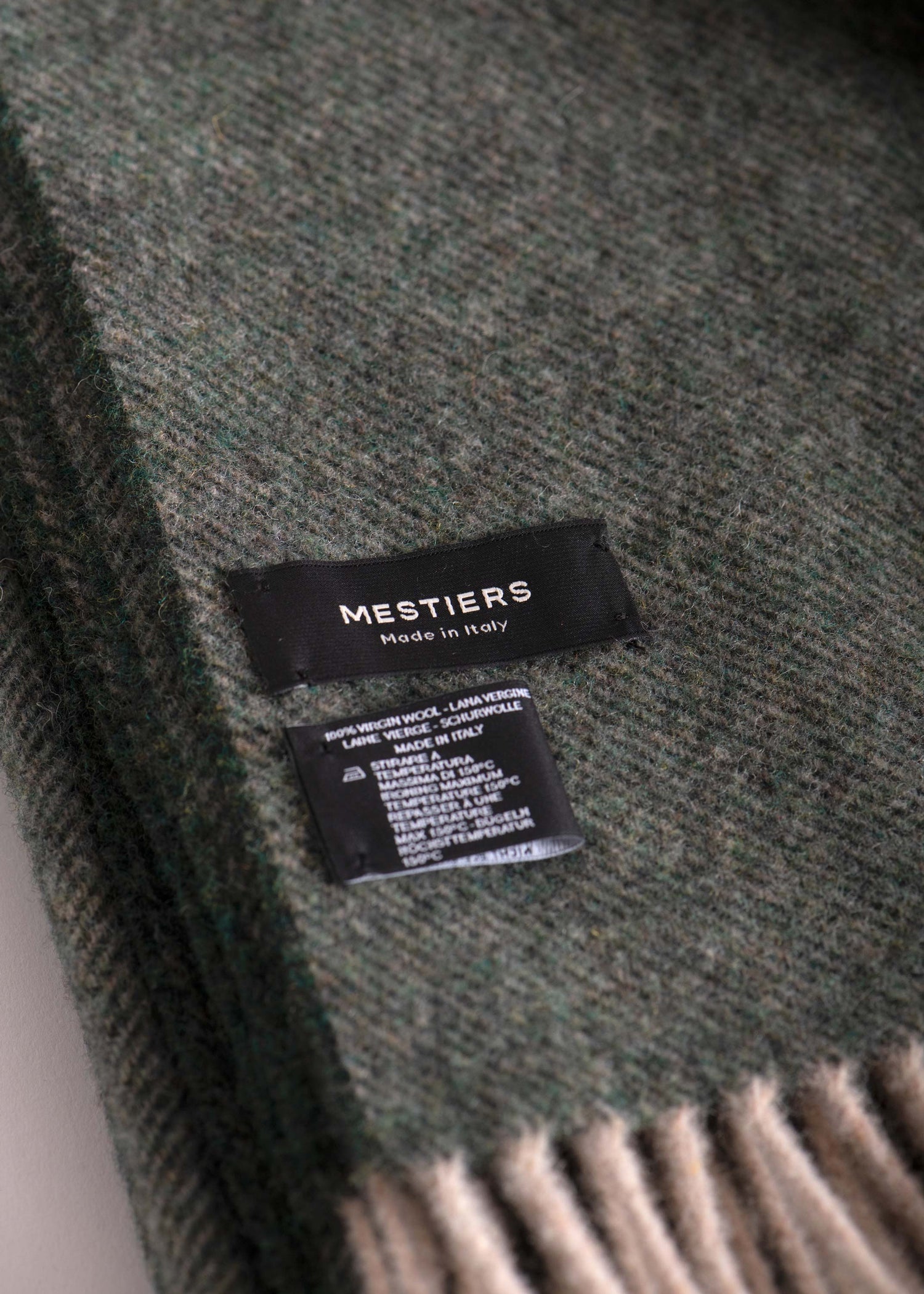 Plaid en laine vierge made in Italy