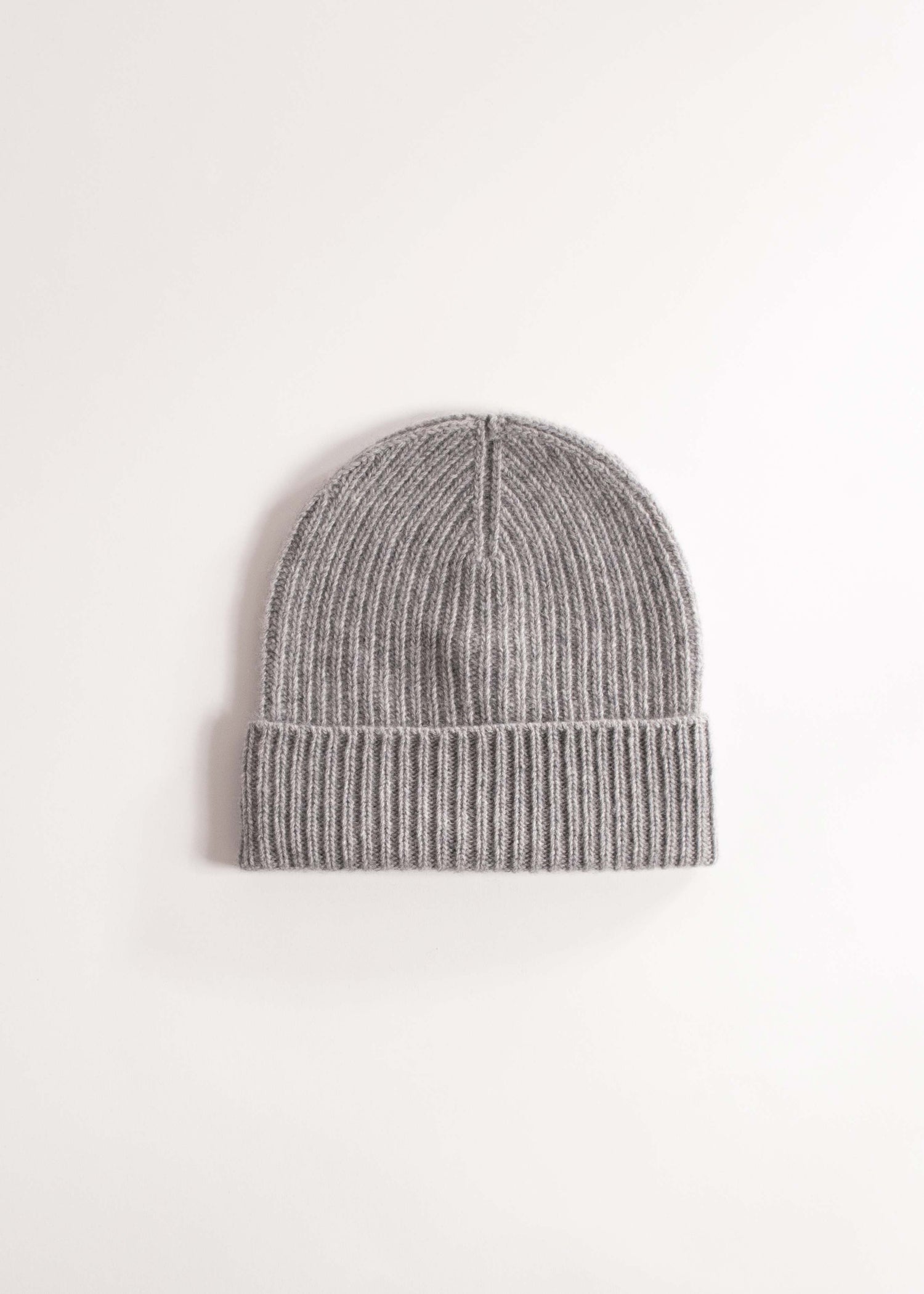 Cashmere knit hat - Grey