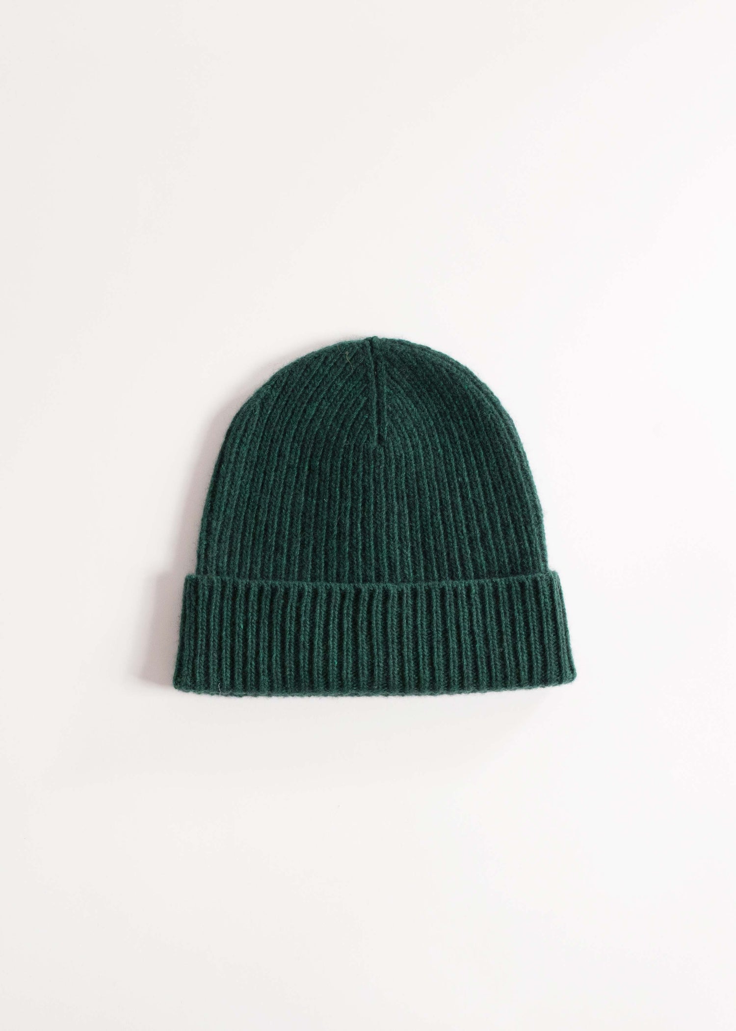 Cashmere knit hat - Green