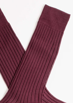 Chaussettes 100% coton en fil d'Ecosse, confectionnées en Italie 