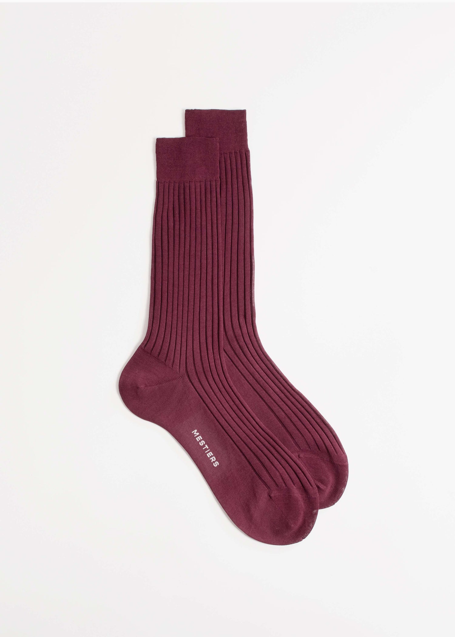 Chaussettes fil d'Écosse - Lie de vin