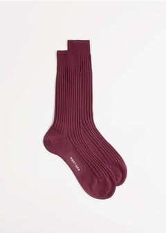 Chaussettes 100% coton en fil d'Ecosse, confectionnées en Italie 