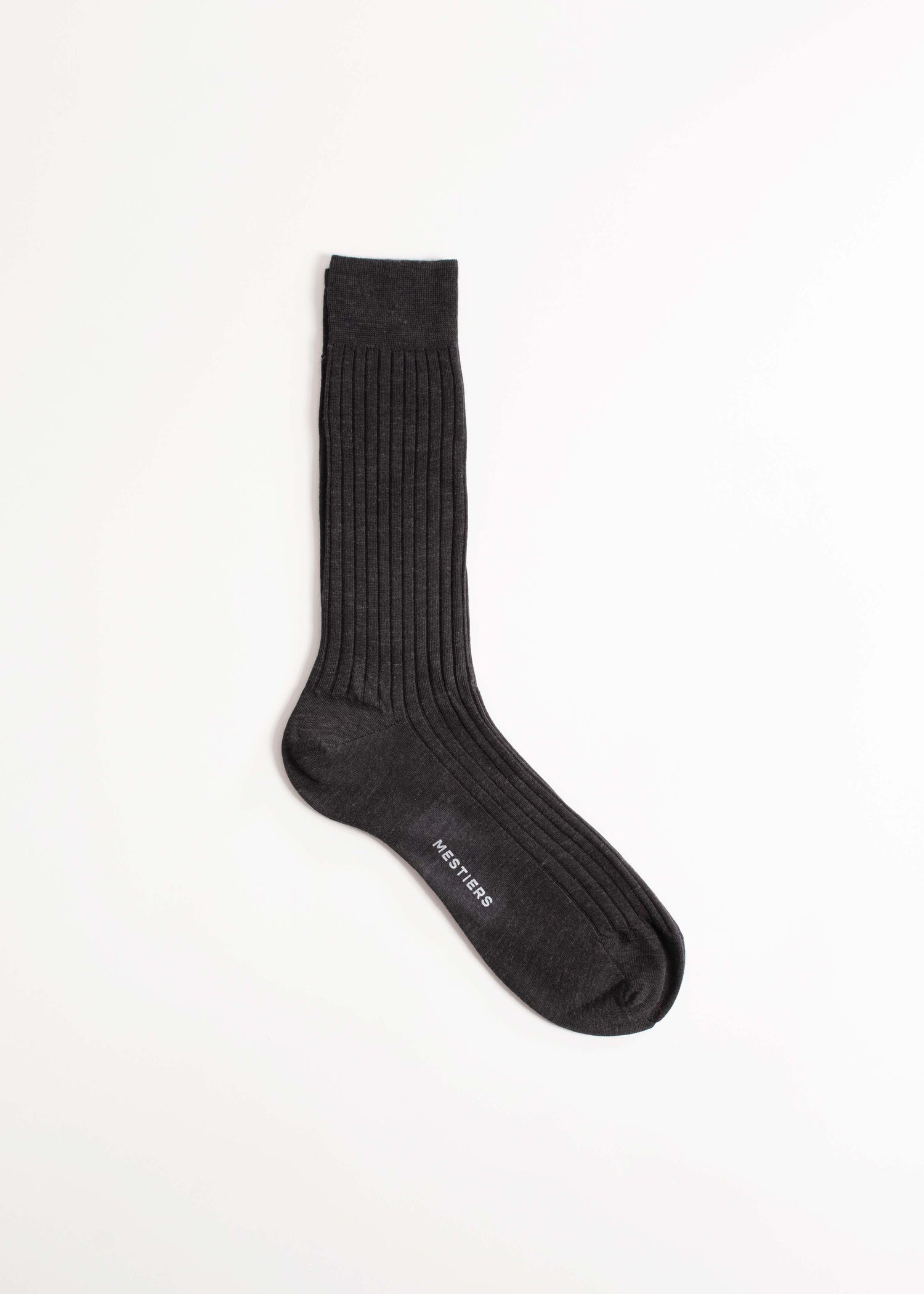 Chaussettes en fine laine - Anthracite