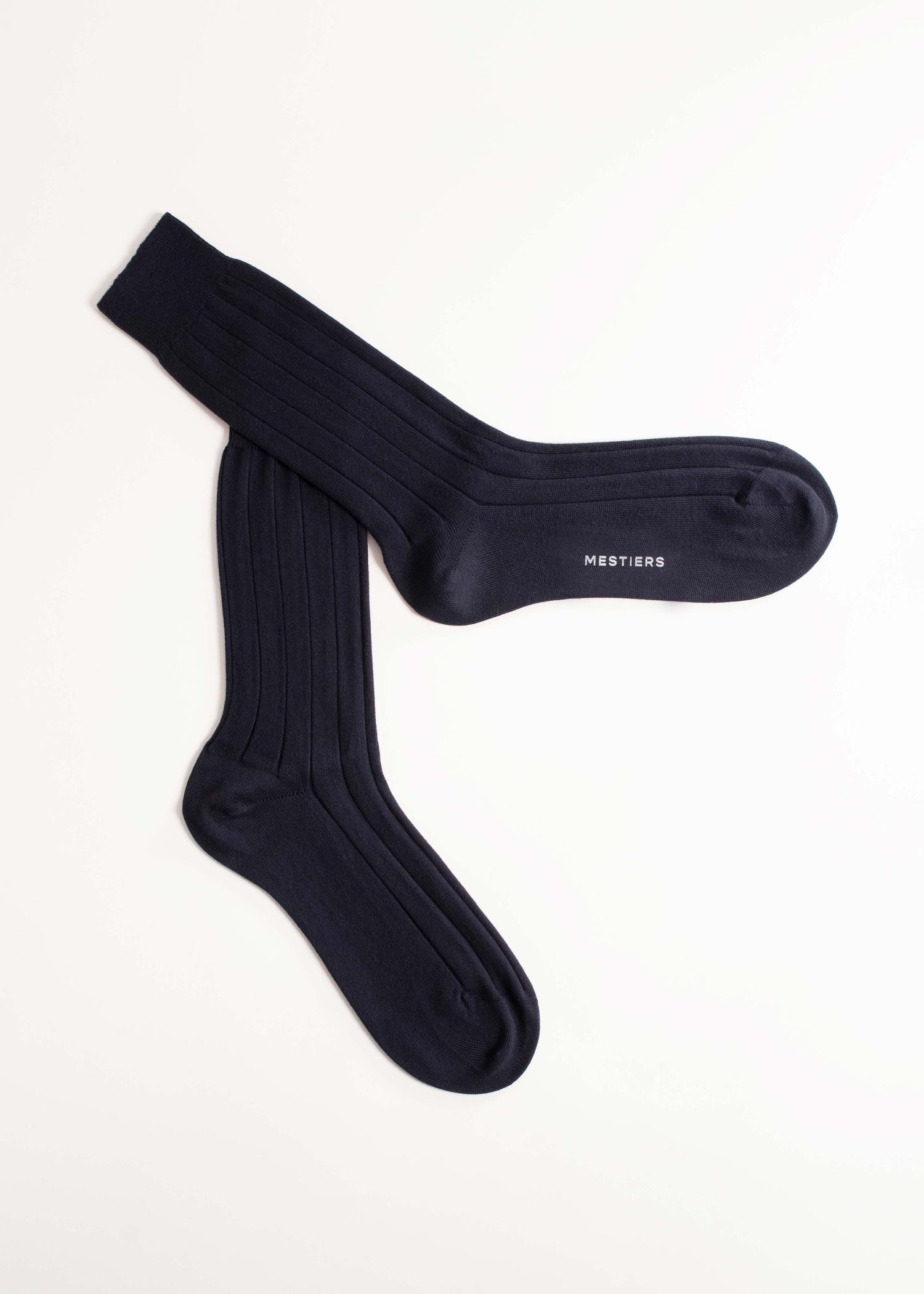 Chaussettes en coton Pima - Bleu