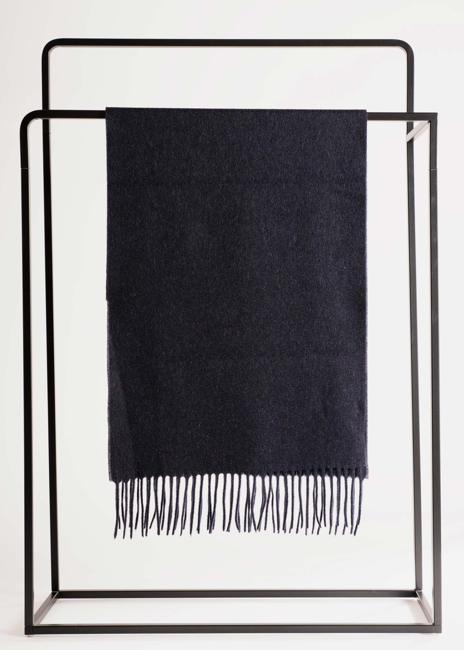 Cashmere scarf-Navy