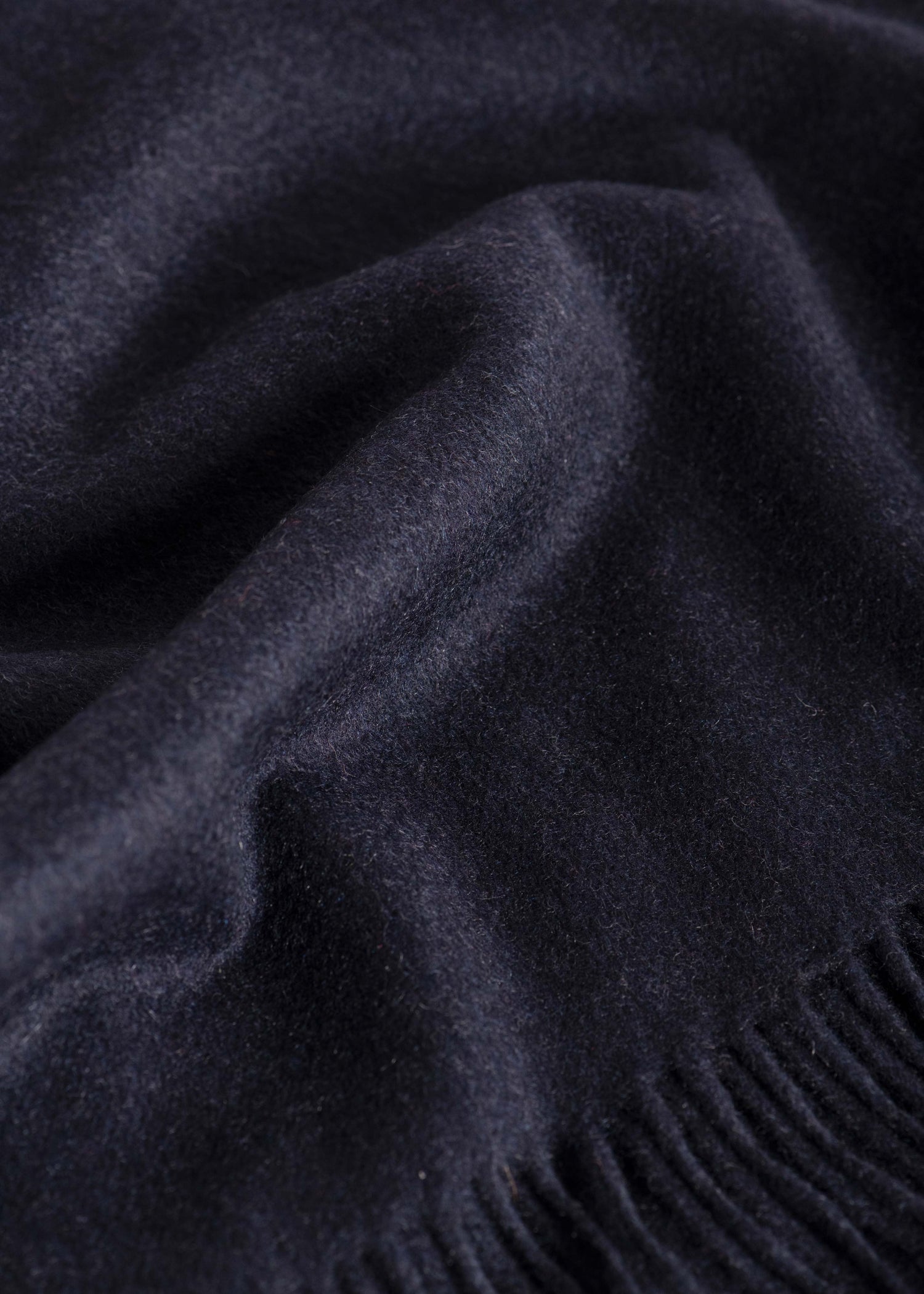 Cashmere scarf-Navy