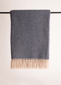 Plaid en laine vierge made in Italy