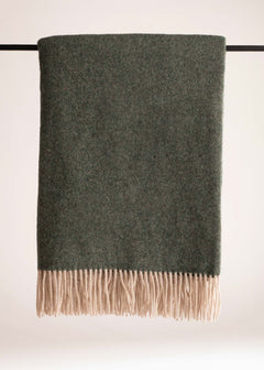 Plaid en laine vierge made in Italy