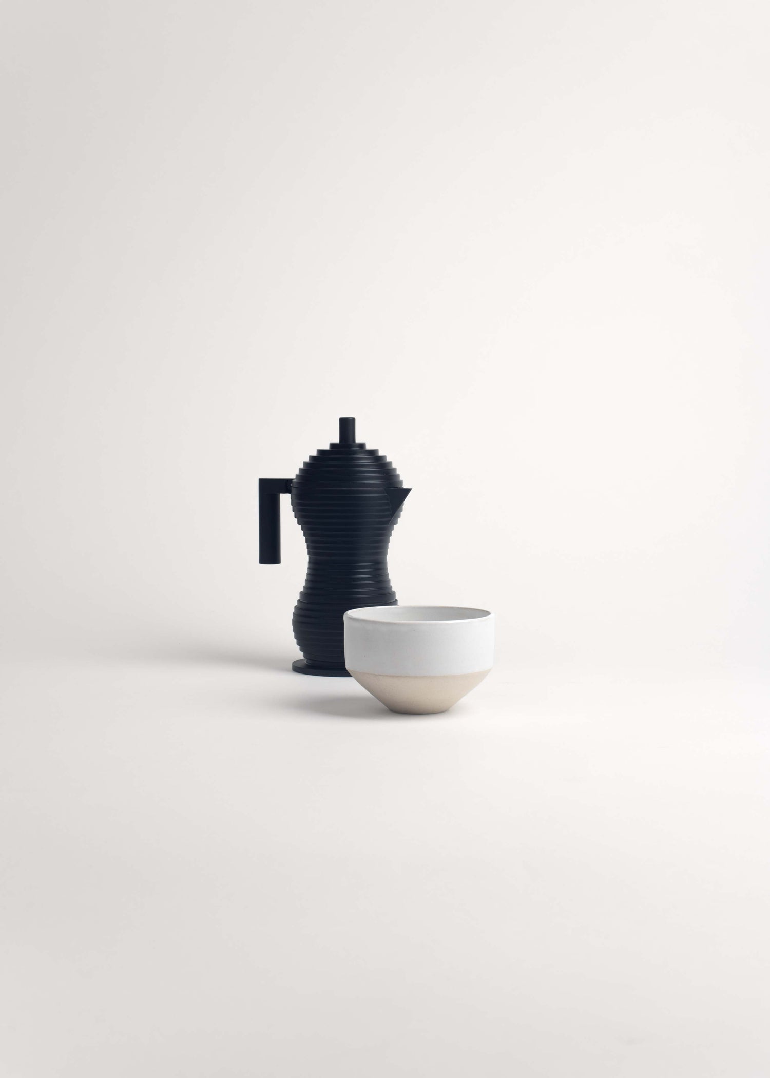 Jun Latte cup Stucco white